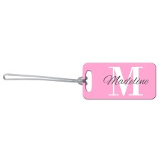 Purple Unicorn Bag Tag