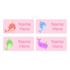 Cherry Rectangle Name Label