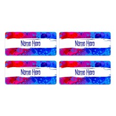 Cherry Rectangle Name Label