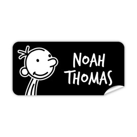 Greg Heffley Rectangle Name Label