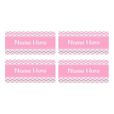 Chevron Rectangle Name Labels