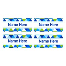 Geometric Rectangle Name Labels