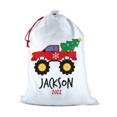 Monster Truck Santa Sack