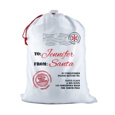 North Pole Santa Sack