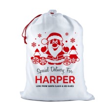 Santa Scene Santa Sack