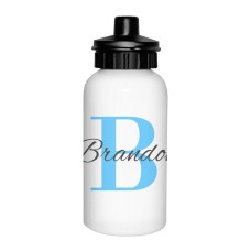 Blue Monogram Drink Bottle