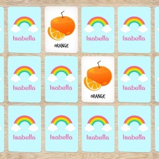 Rainbow Memory Cards
