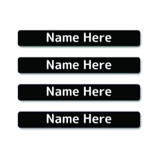 Single Colour Mini Name Labels