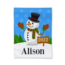 Snowman Blanket