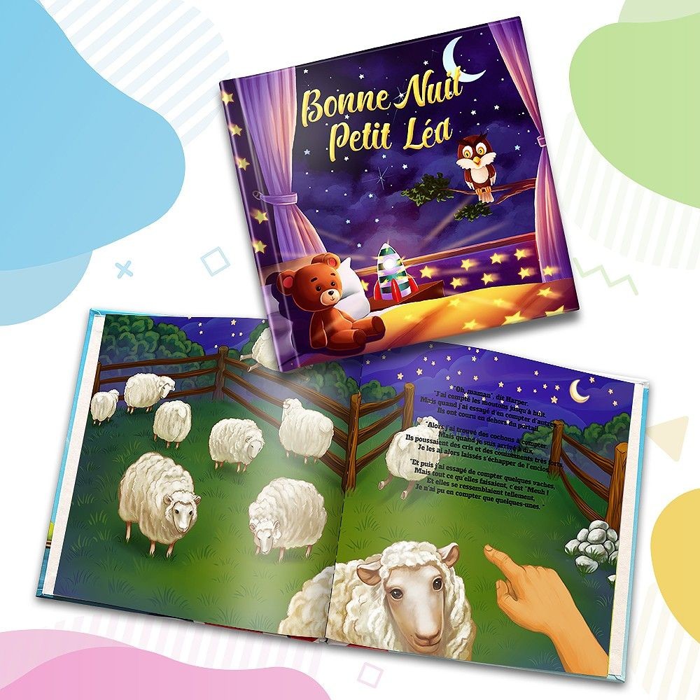"Bonne Nuit" - Livre d'histoire Personnalisée - CA-FR|FR
