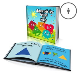 "Apprends les Formes" - Livre d'histoire Personnalisée