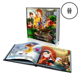 "Visits Santa's Workshop" - Livre d'histoire Personnalisée