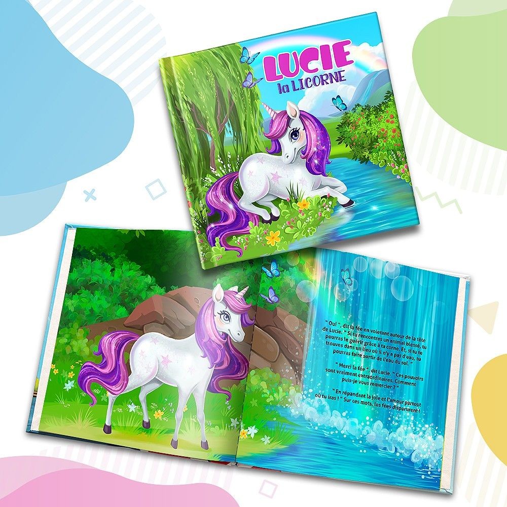 "La licorne" - Livre d'histoire Personnalisée - FR|CA-FR