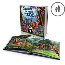 "Au zoo" - Livre d'histoire Personnalisée - FR|CA-FR