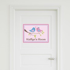 Two Birds Door Sign