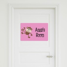 Monkey Door Sign