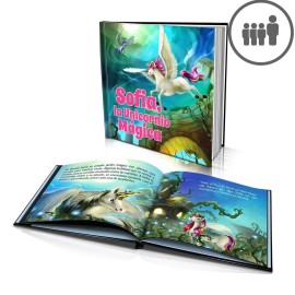 "La Unicornio Mágica" Libro de cuentos personalizado