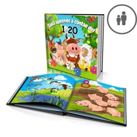 "Aprende a contar" Libro de cuentos personalizado