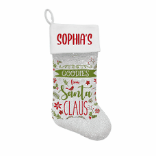 Goodies Sequin Santa Stocking